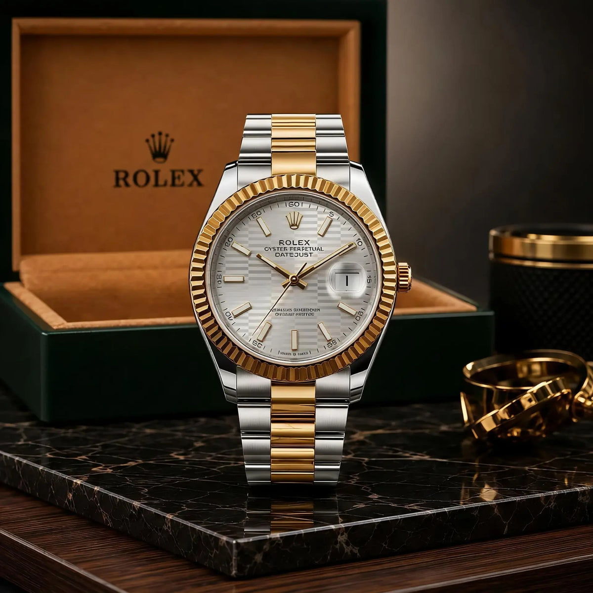 Rolex Two-Tone Black