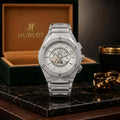 Hublot Classic Fusion Silver Diamond Bezel Chain With White Dial With Premium Packaging